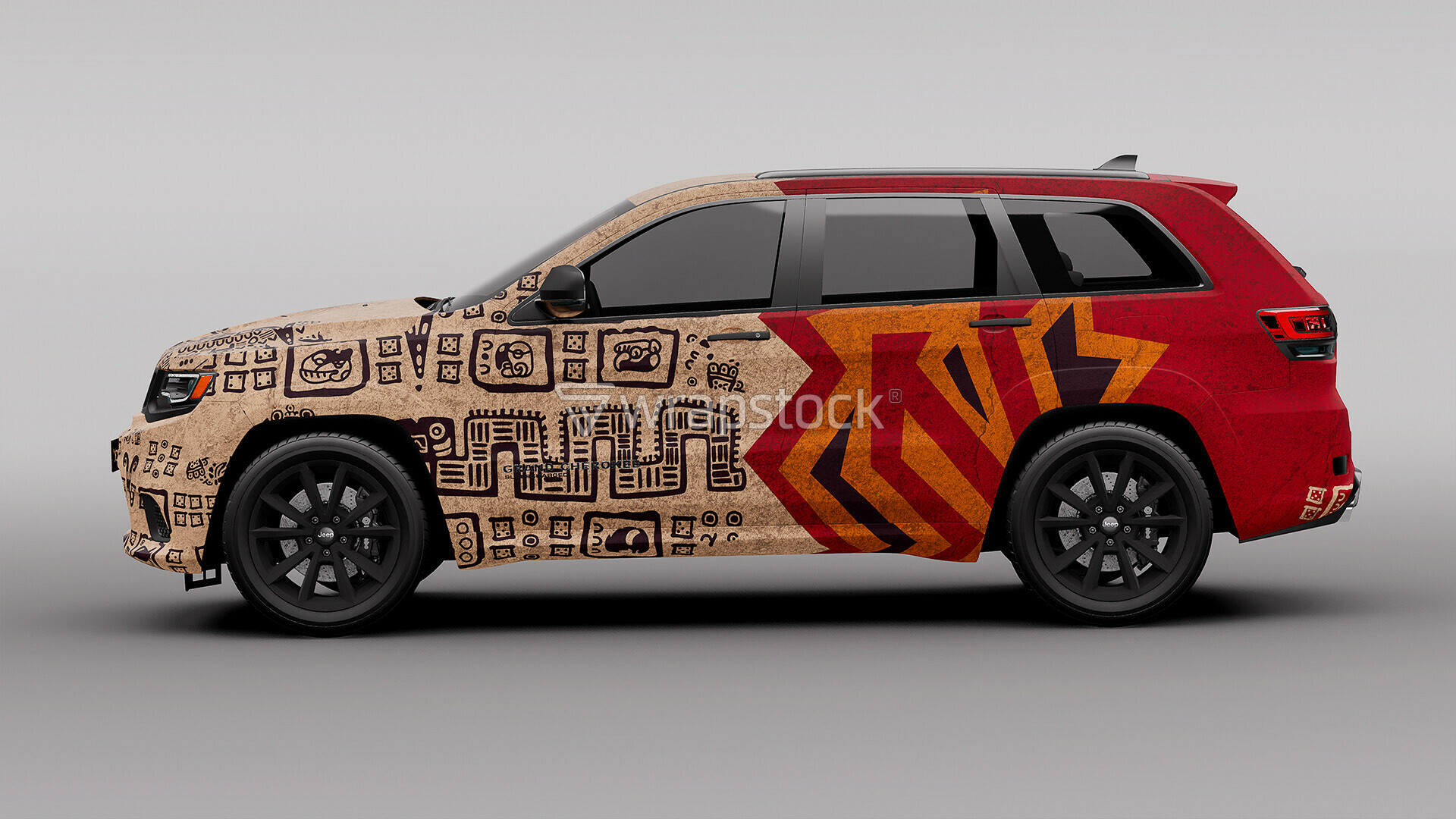 Wrapstock – Mayan – Full Wrap – Characters – Car Wrap