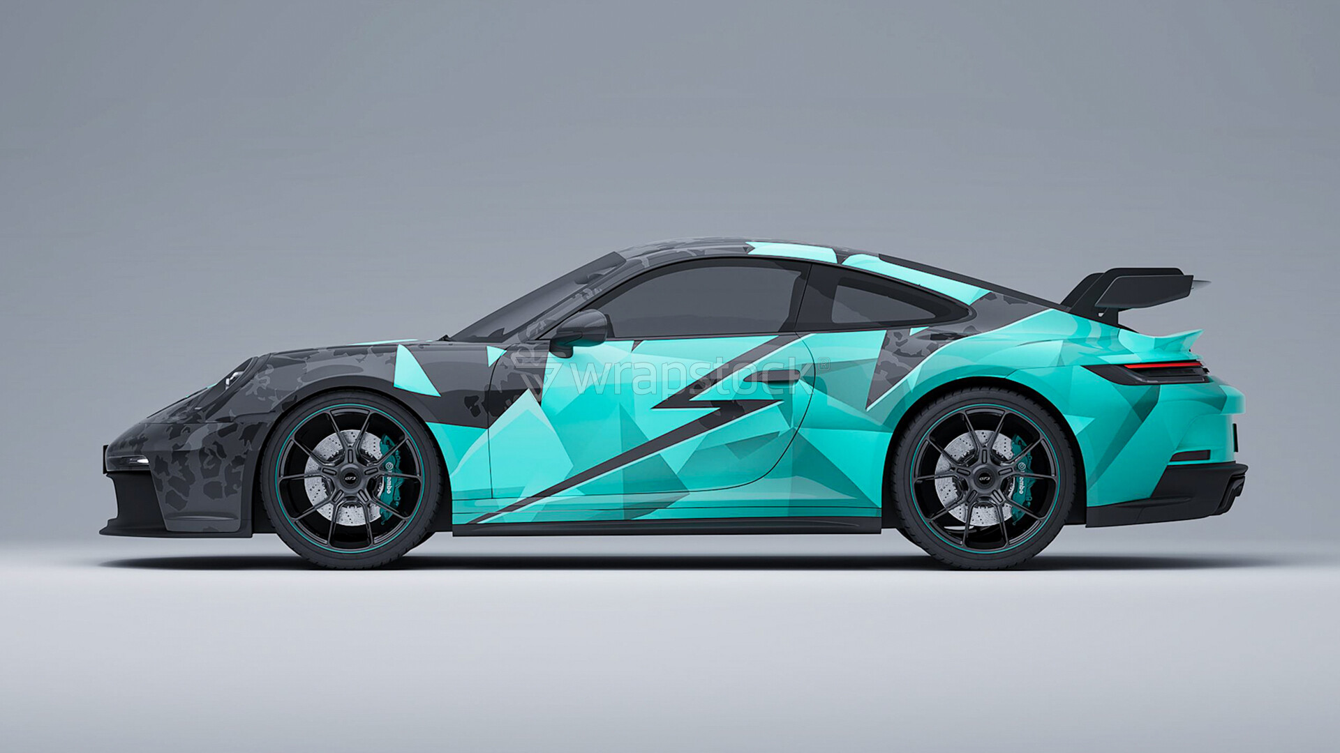 Wrapstock – Minty Crystals – Full Wrap – Abstract – Car Wrap