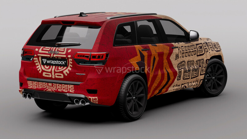 Wrapstock – Mayan – Full Wrap – Characters – Car Wrap