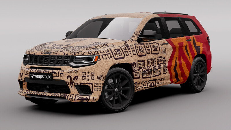 Wrapstock – Mayan – Full Wrap – Characters – Car Wrap