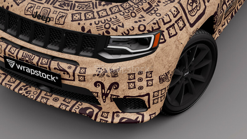 Wrapstock – Mayan – Full Wrap – Characters – Car Wrap