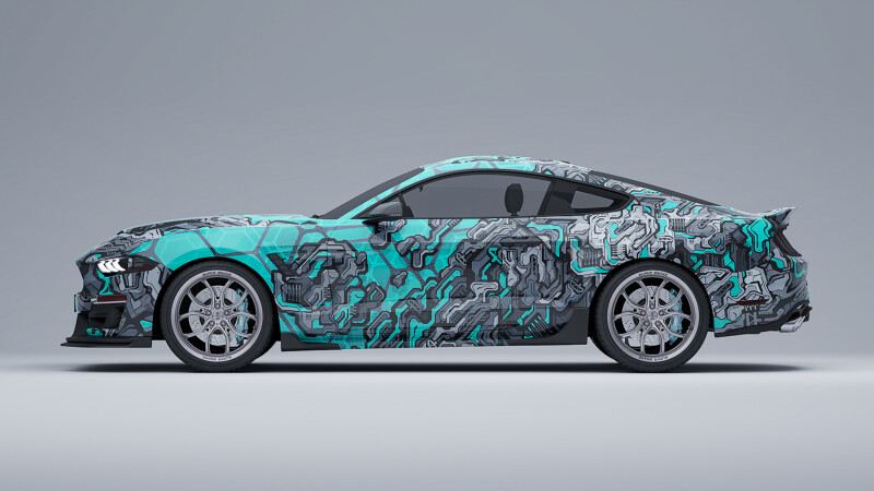 Wrapstock – Sweet Tooth – Full Wrap – Abstract – Car Wrap