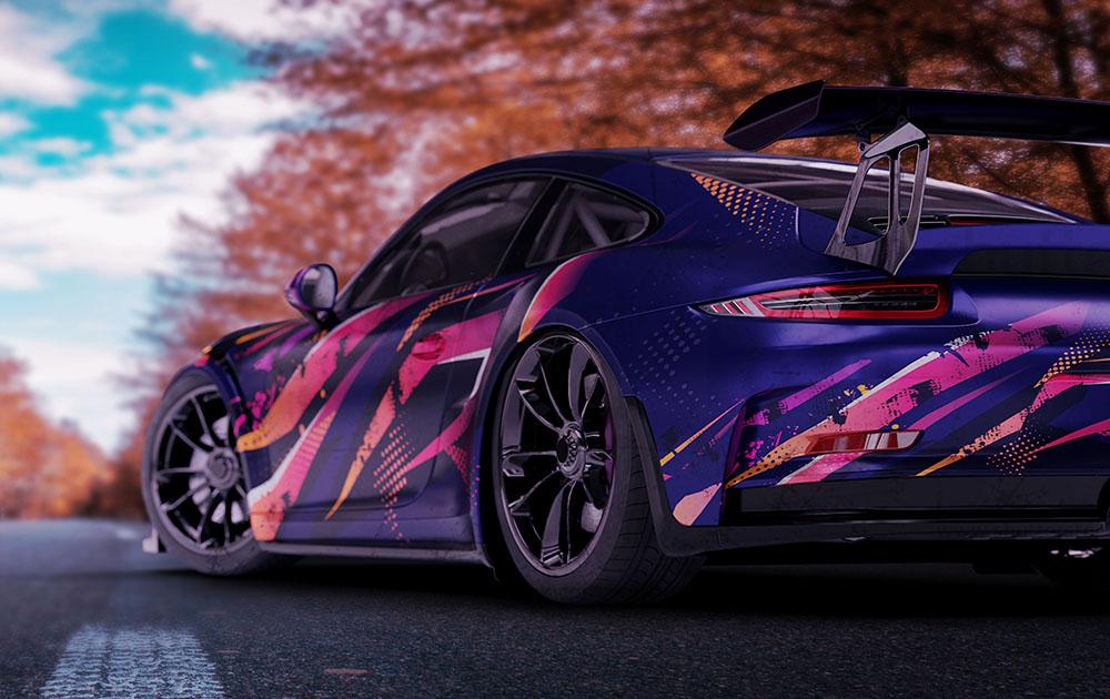 prompthunt harem anime car wrap